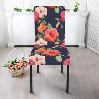 Tropical Flower Pattern Print Design TF020 Dining Chair Slipcover-JORJUNE.COM