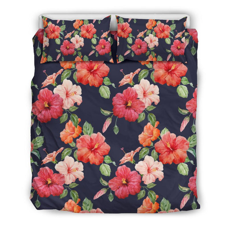 Tropical Flower Pattern Print Design TF020 Duvet Cover Bedding Set-JORJUNE.COM