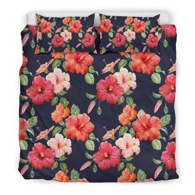 Tropical Flower Pattern Print Design TF020 Duvet Cover Bedding Set-JORJUNE.COM