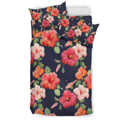 Tropical Flower Pattern Print Design TF020 Duvet Cover Bedding Set-JORJUNE.COM