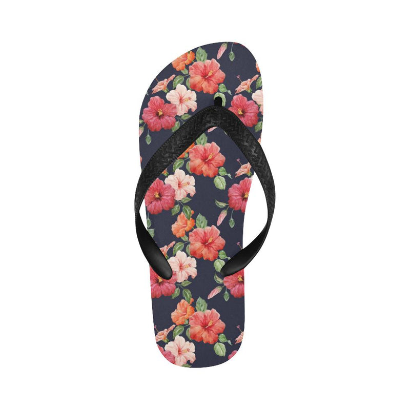 Tropical Flower Pattern Print Design TF020 Flip Flops-JorJune