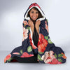 Tropical Flower Pattern Print Design TF020 Hooded Blanket-JORJUNE.COM