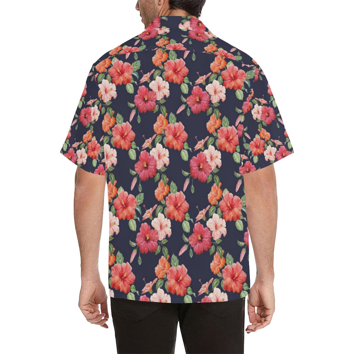 Tropical Flower Pattern Print Design TF020 Men Hawaiian Shirt-JorJune