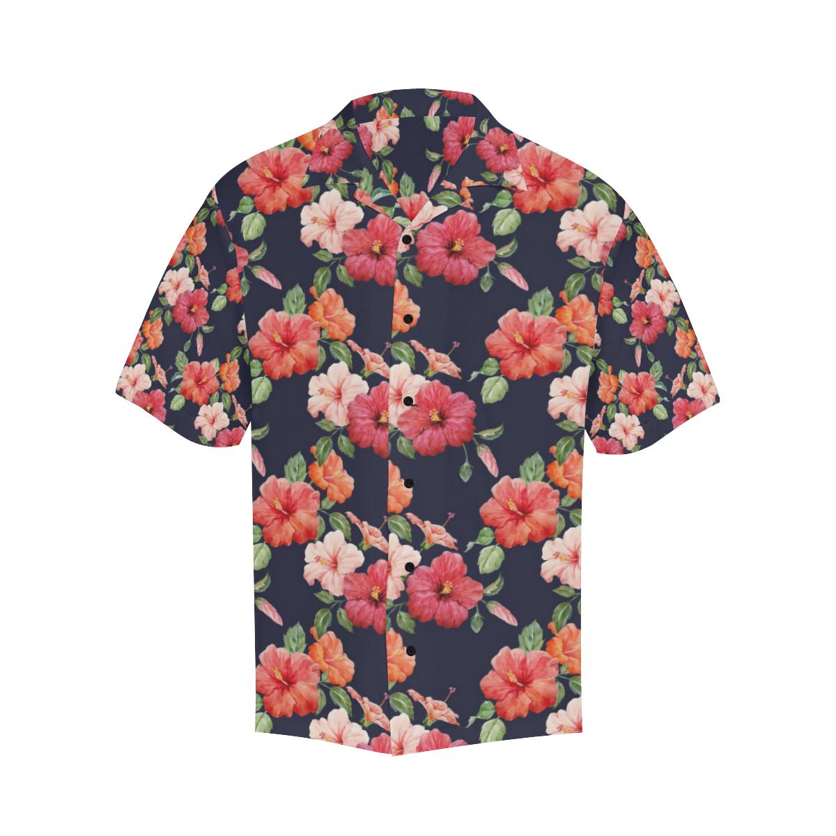 Tropical Flower Pattern Print Design TF020 Men Hawaiian Shirt-JorJune