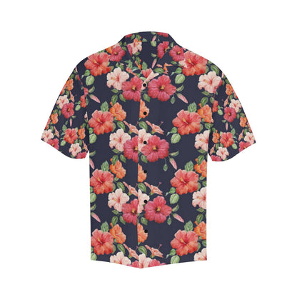 Tropical Flower Pattern Print Design TF020 Men Hawaiian Shirt-JorJune