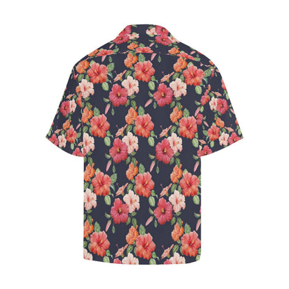 Tropical Flower Pattern Print Design TF020 Men Hawaiian Shirt-JorJune