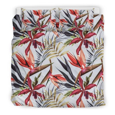 Tropical Flower Pattern Print Design TF021 Duvet Cover Bedding Set-JORJUNE.COM