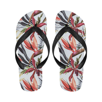 Tropical Flower Pattern Print Design TF021 Flip Flops-JorJune