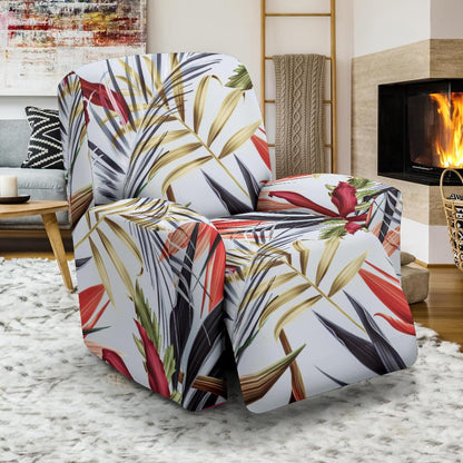 Tropical Flower Pattern Print Design TF021 Recliner Slipcover-JORJUNE.COM