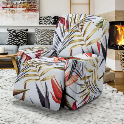 Tropical Flower Pattern Print Design TF021 Recliner Slipcover-JORJUNE.COM