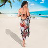 Tropical Flower Pattern Print Design TF021 Sarong Pareo Wrap-JORJUNE.COM