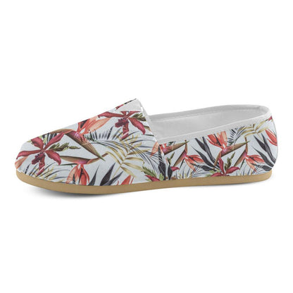 Tropical Flower Pattern Print Design TF021 Women Casual Shoes-JorJune.com
