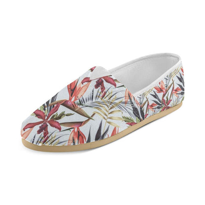 Tropical Flower Pattern Print Design TF021 Women Casual Shoes-JorJune.com