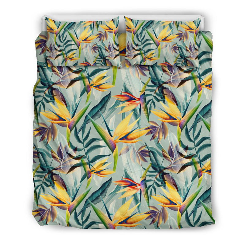 Tropical Flower Pattern Print Design TF022 Duvet Cover Bedding Set-JORJUNE.COM