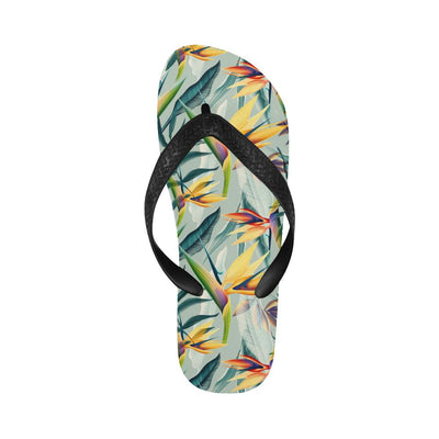 Tropical Flower Pattern Print Design TF022 Flip Flops-JorJune