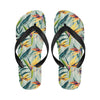 Tropical Flower Pattern Print Design TF022 Flip Flops-JorJune