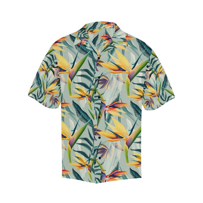Tropical Flower Pattern Print Design TF022 Men Hawaiian Shirt-JorJune