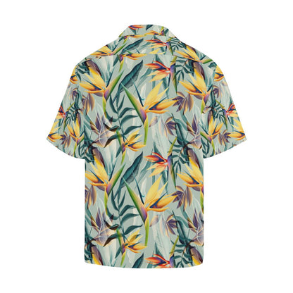 Tropical Flower Pattern Print Design TF022 Men Hawaiian Shirt-JorJune
