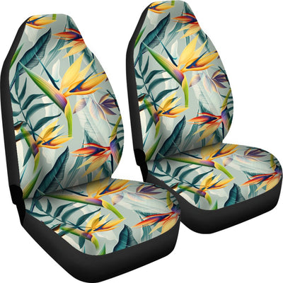 Tropical Flower Pattern Print Design TF022 Universal Fit Car Seat Covers-JorJune