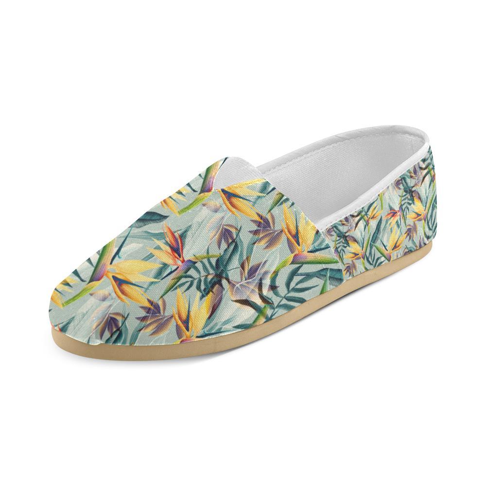 Tropical Flower Pattern Print Design TF022 Women Casual Shoes-JorJune.com