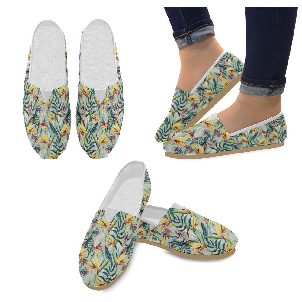 Tropical Flower Pattern Print Design TF022 Women Casual Shoes-JorJune.com