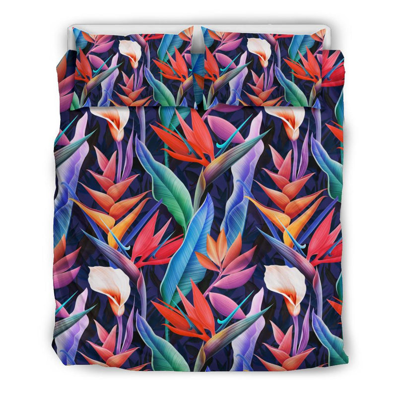 Tropical Flower Pattern Print Design TF023 Duvet Cover Bedding Set-JORJUNE.COM