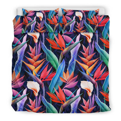 Tropical Flower Pattern Print Design TF023 Duvet Cover Bedding Set-JORJUNE.COM