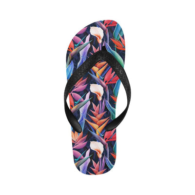 Tropical Flower Pattern Print Design TF023 Flip Flops-JorJune