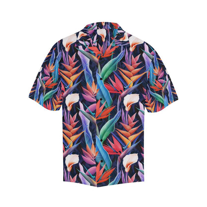 Tropical Flower Pattern Print Design TF023 Men Hawaiian Shirt-JorJune