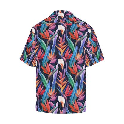 Tropical Flower Pattern Print Design TF023 Men Hawaiian Shirt-JorJune