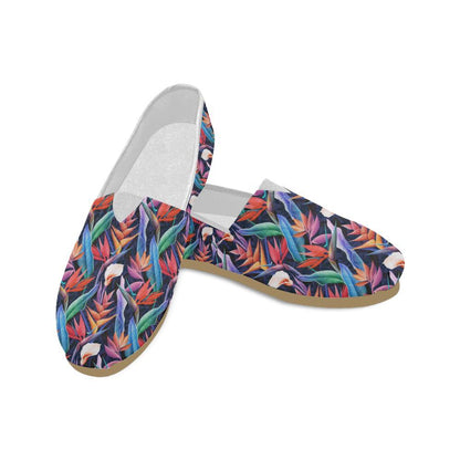 Tropical Flower Pattern Print Design TF023 Women Casual Shoes-JorJune.com