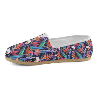 Tropical Flower Pattern Print Design TF023 Women Casual Shoes-JorJune.com