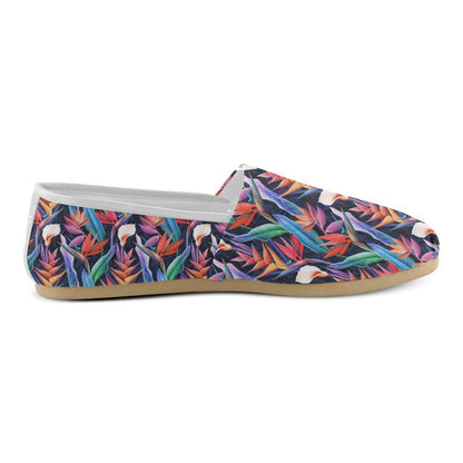 Tropical Flower Pattern Print Design TF023 Women Casual Shoes-JorJune.com