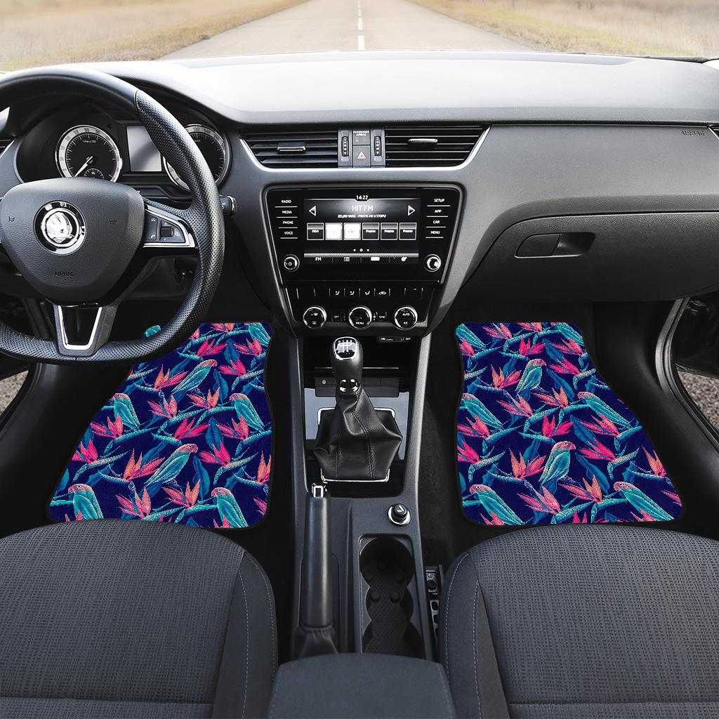 Tropical Flower Pattern Print Design TF024 Car Floor Mats-JORJUNE.COM