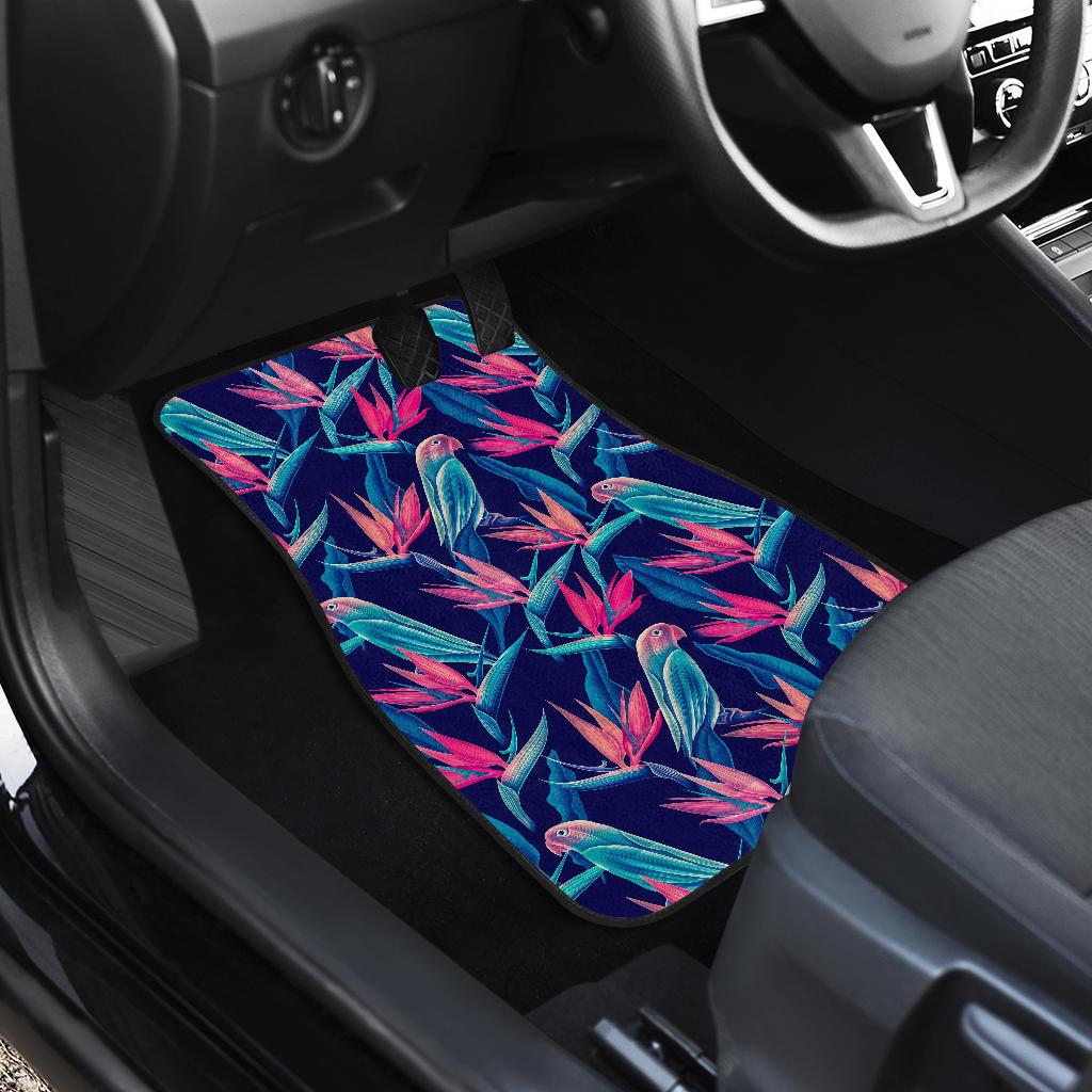 Tropical Flower Pattern Print Design TF024 Car Floor Mats-JORJUNE.COM