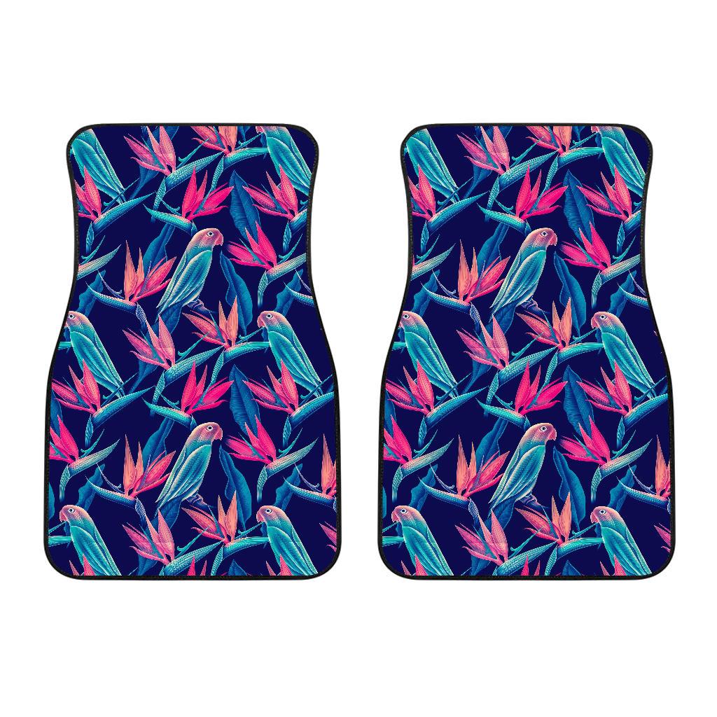 Tropical Flower Pattern Print Design TF024 Car Floor Mats-JORJUNE.COM