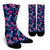 Tropical Flower Pattern Print Design TF024 Crew Socks-JORJUNE.COM