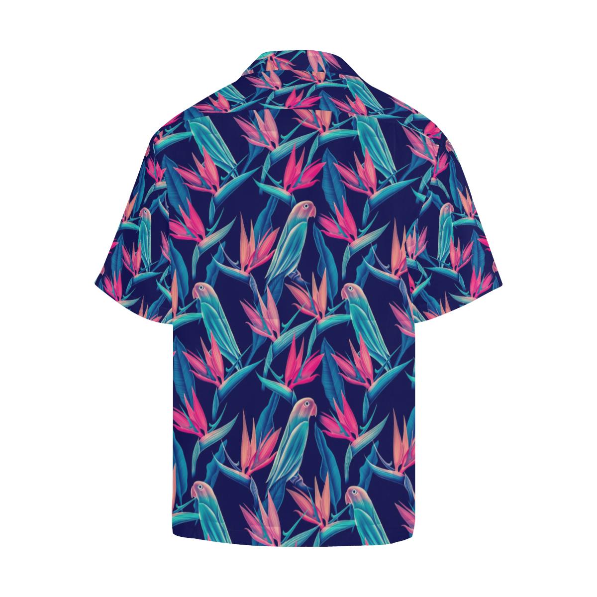Tropical Flower Pattern Print Design TF024 Men Hawaiian Shirt-JorJune