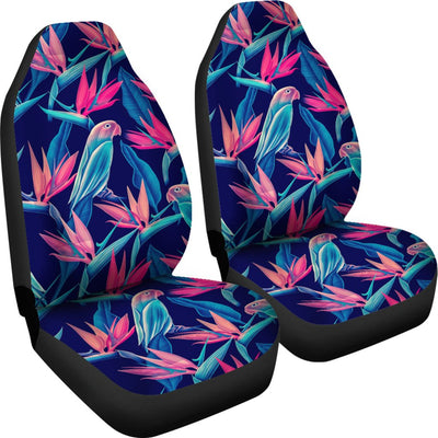 Tropical Flower Pattern Print Design TF024 Universal Fit Car Seat Covers-JorJune