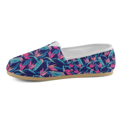 Tropical Flower Pattern Print Design TF024 Women Casual Shoes-JorJune.com