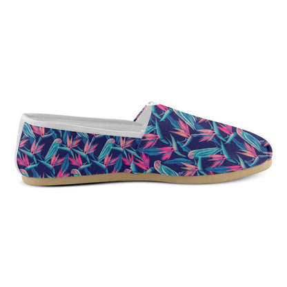 Tropical Flower Pattern Print Design TF024 Women Casual Shoes-JorJune.com