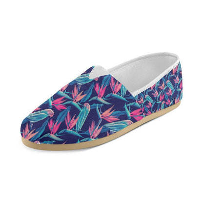 Tropical Flower Pattern Print Design TF024 Women Casual Shoes-JorJune.com