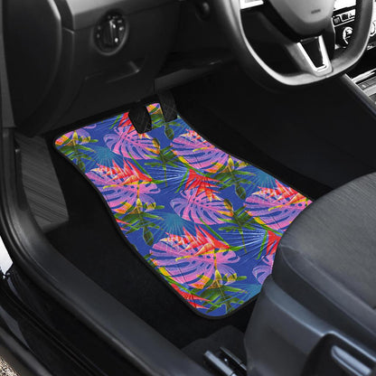 Tropical Flower Pattern Print Design TF025 Car Floor Mats-JORJUNE.COM