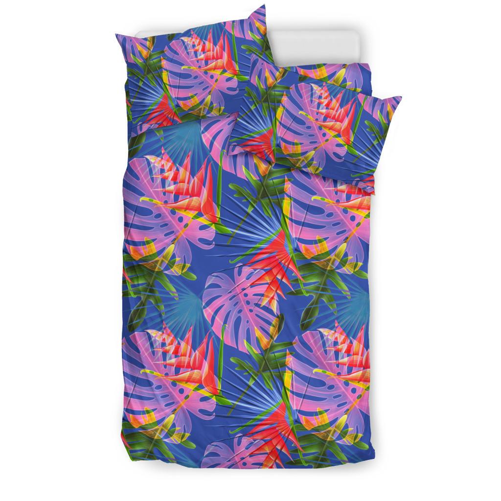 Tropical Flower Pattern Print Design TF025 Duvet Cover Bedding Set-JORJUNE.COM