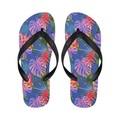 Tropical Flower Pattern Print Design TF025 Flip Flops-JorJune