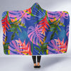 Tropical Flower Pattern Print Design TF025 Hooded Blanket-JORJUNE.COM