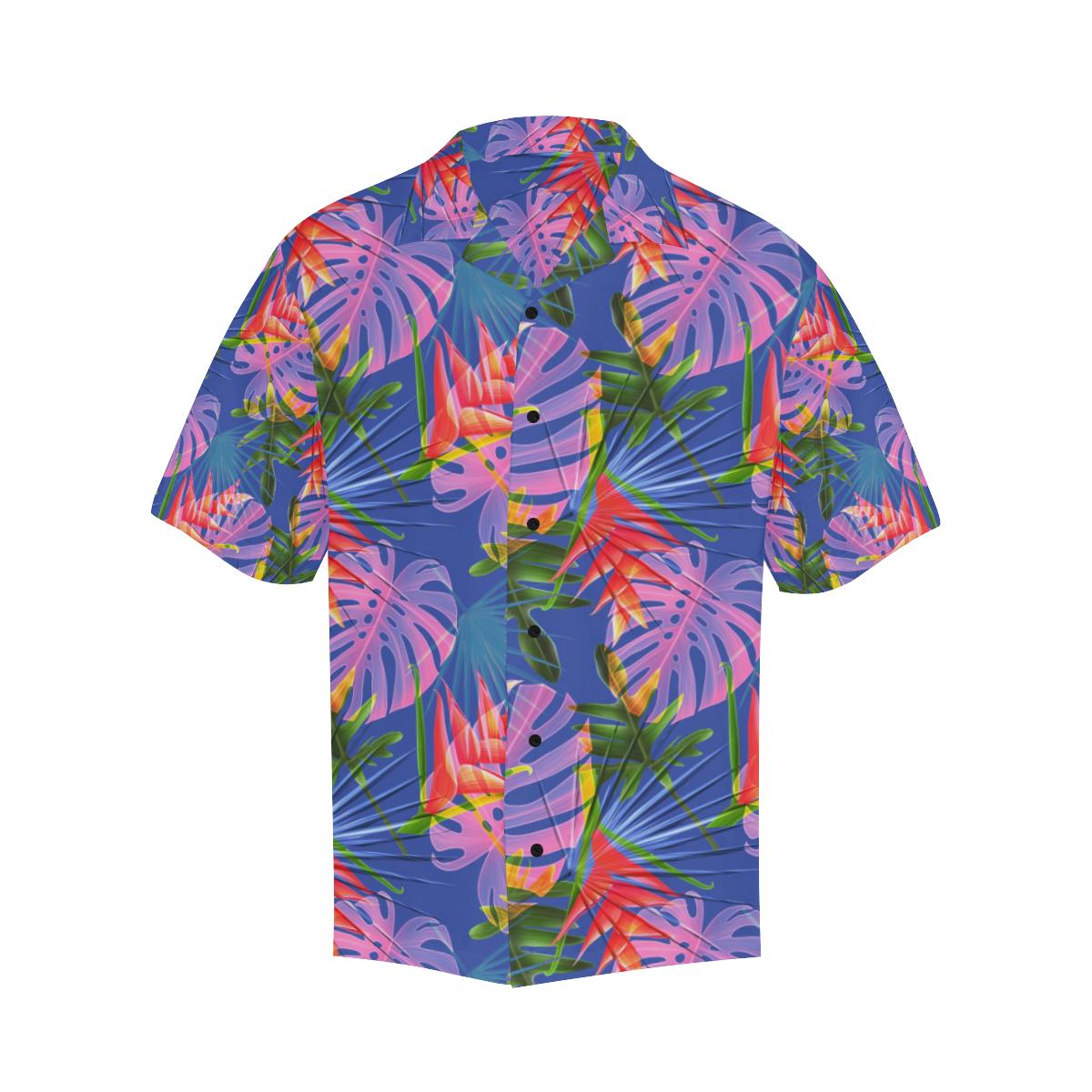 Tropical Flower Pattern Print Design TF025 Men Hawaiian Shirt-JorJune