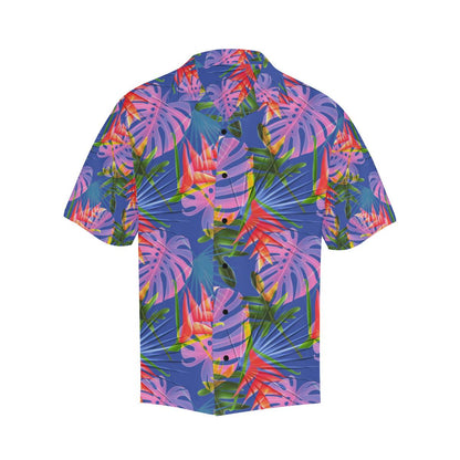 Tropical Flower Pattern Print Design TF025 Men Hawaiian Shirt-JorJune