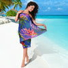 Tropical Flower Pattern Print Design TF025 Sarong Pareo Wrap-JORJUNE.COM