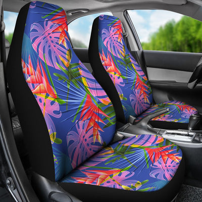 Tropical Flower Pattern Print Design TF025 Universal Fit Car Seat Covers-JorJune